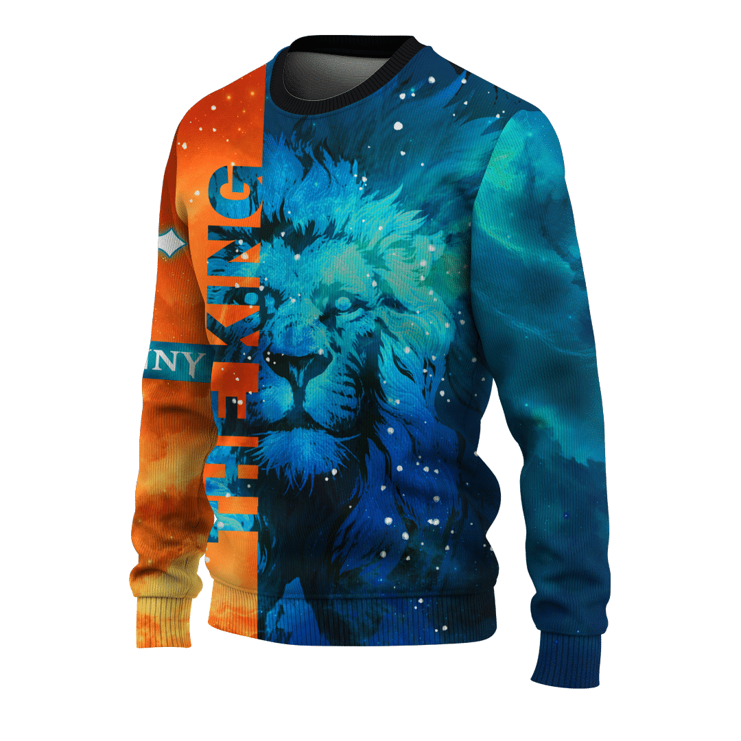 The King Jesus lion Galaxy Customized 3D All Over Printed Shirt - AM Style Design - Amaze Style™