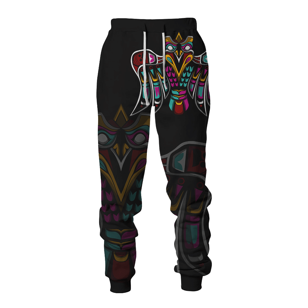 Aztec Eagle Warrior Maya Aztec Mexican Mural Art Customized 3D All Over Printed hoodie