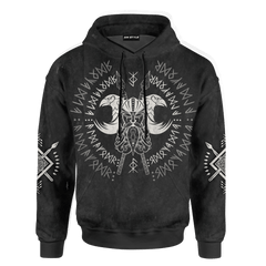 Viking Odin God Norse Warrior Customized 3D All Over Printed Shirt - AM Style Design - Amaze Style™