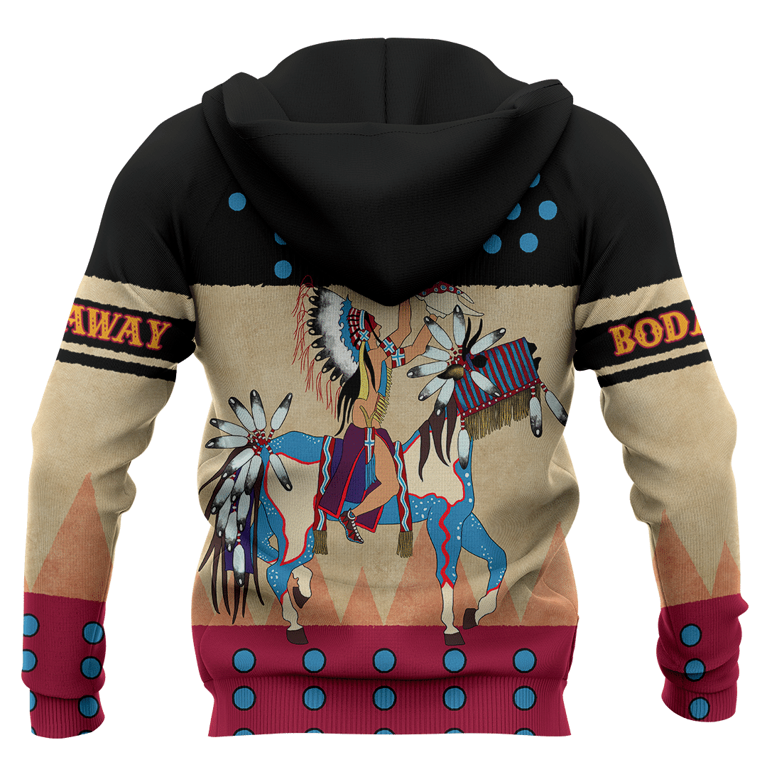 Native American Indian Horse Ledger Art Customized 3D All Over Printed Shirt - AM Style Design - Amaze Style™