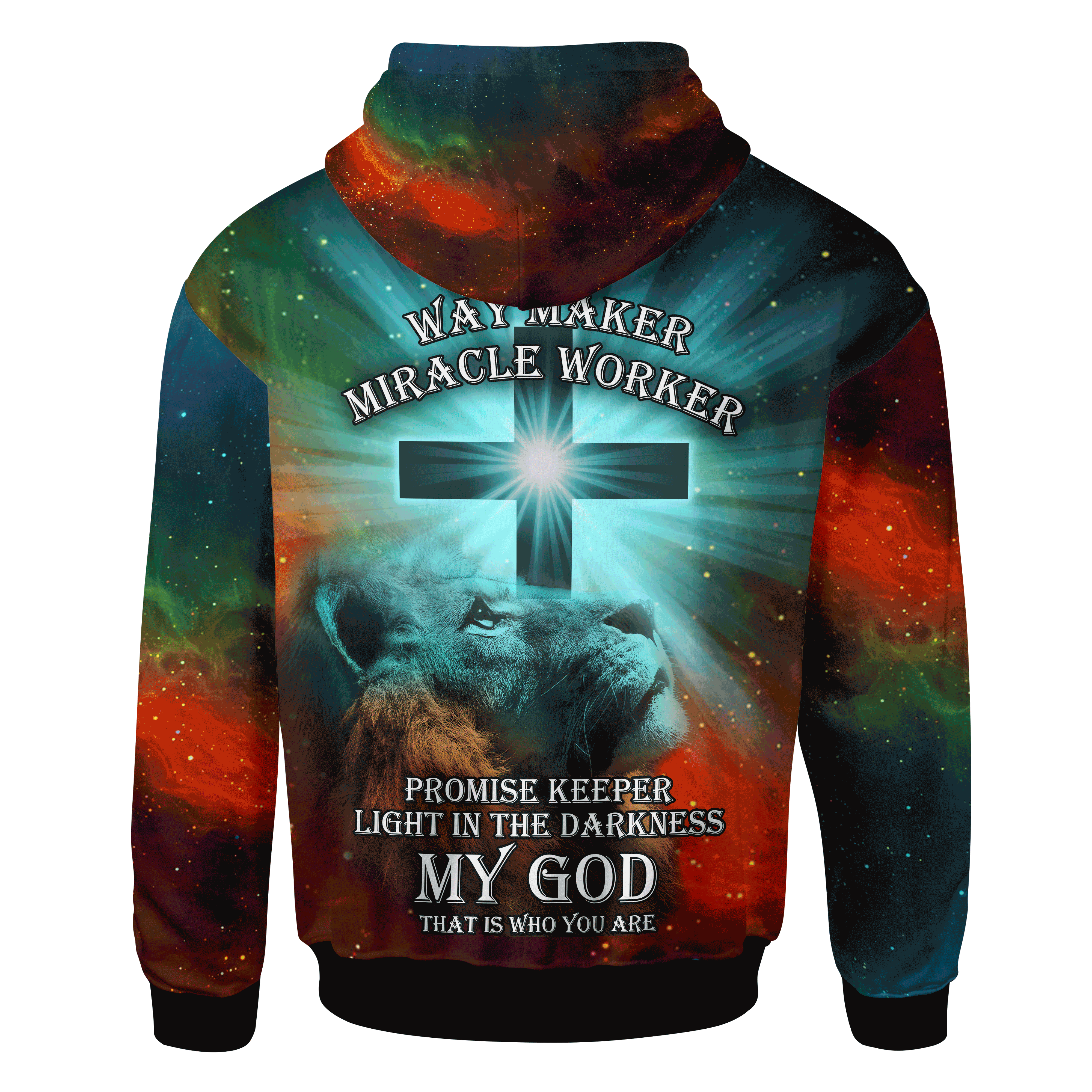 Lion Jesus Way Maker Customized 3D All Over Printed Shirt - AM Style Design - Amaze Style™