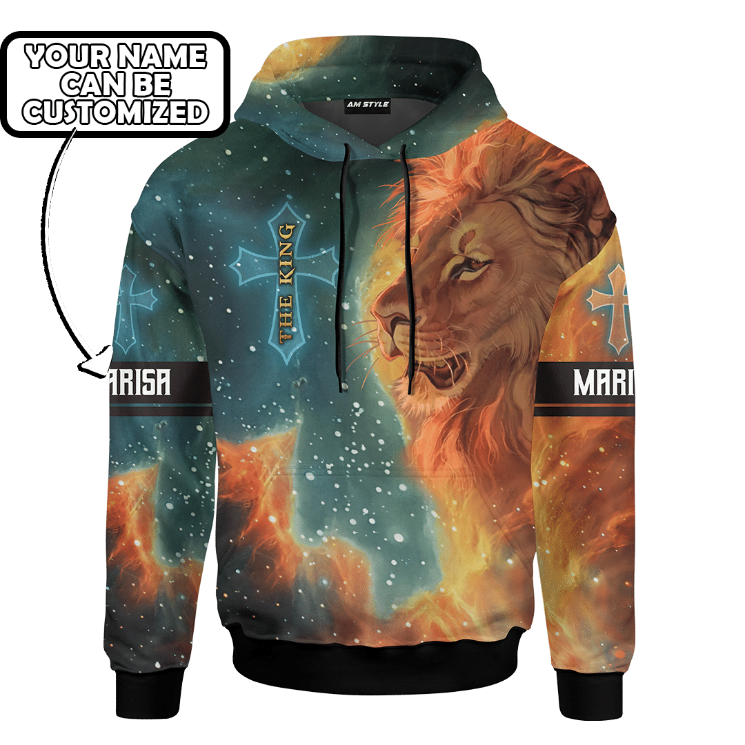 The King Jesus lion Galaxy Customized 3D All Over Printed Shirt - AM Style Design - Amaze Style™