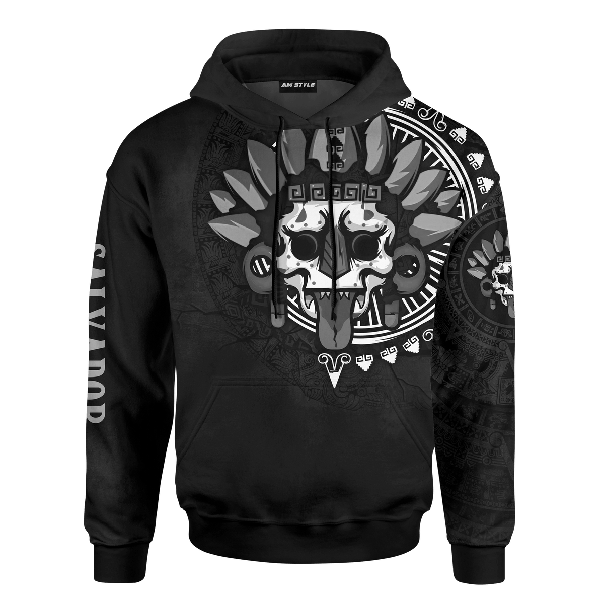 Aztec God Of Death Maya Aztec Customized 3D All Over Printed hoodie