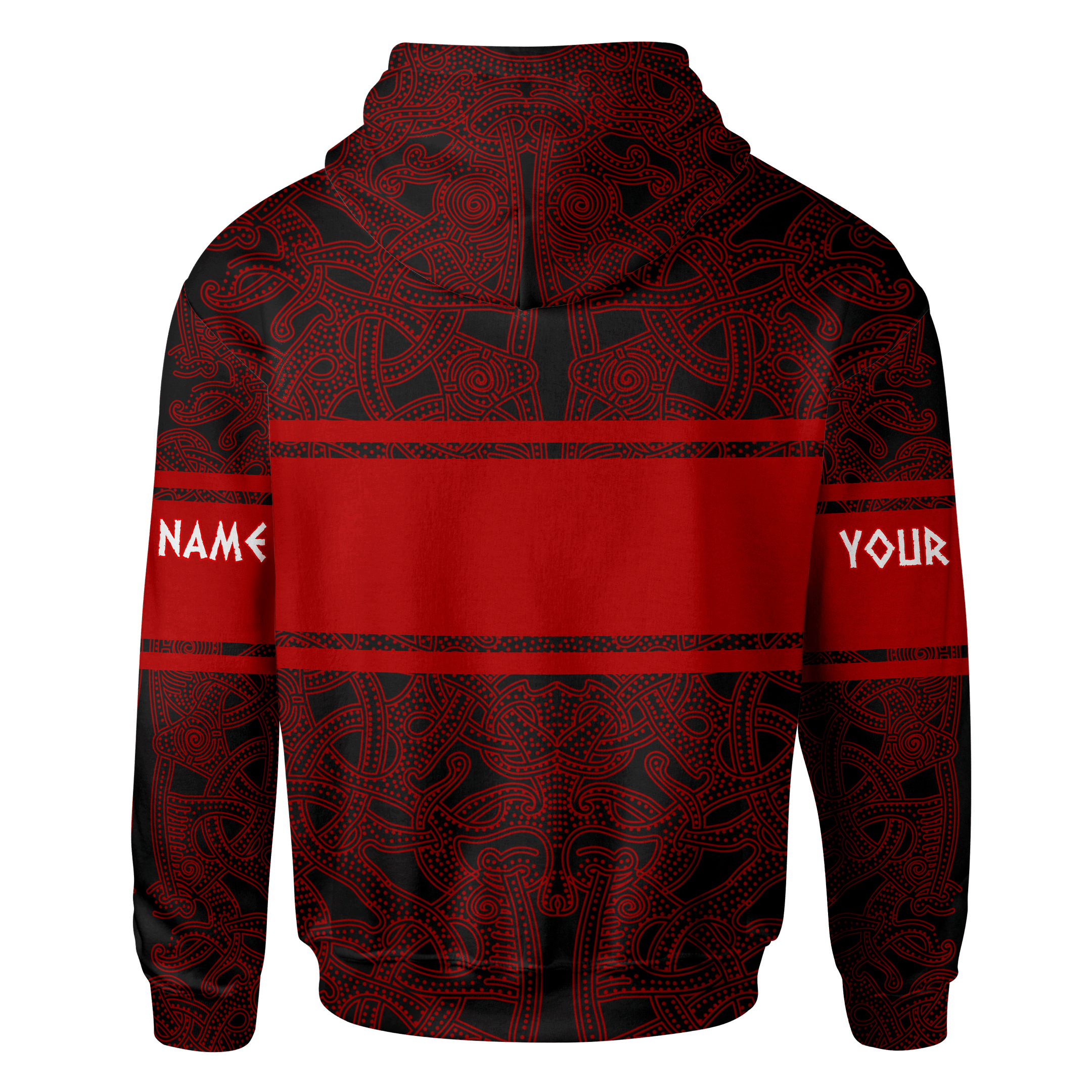 Viking The All Father Odin God Dark Red Colour Customized 3D All Over Printed Shirt - AM Style Design - Amaze Style™