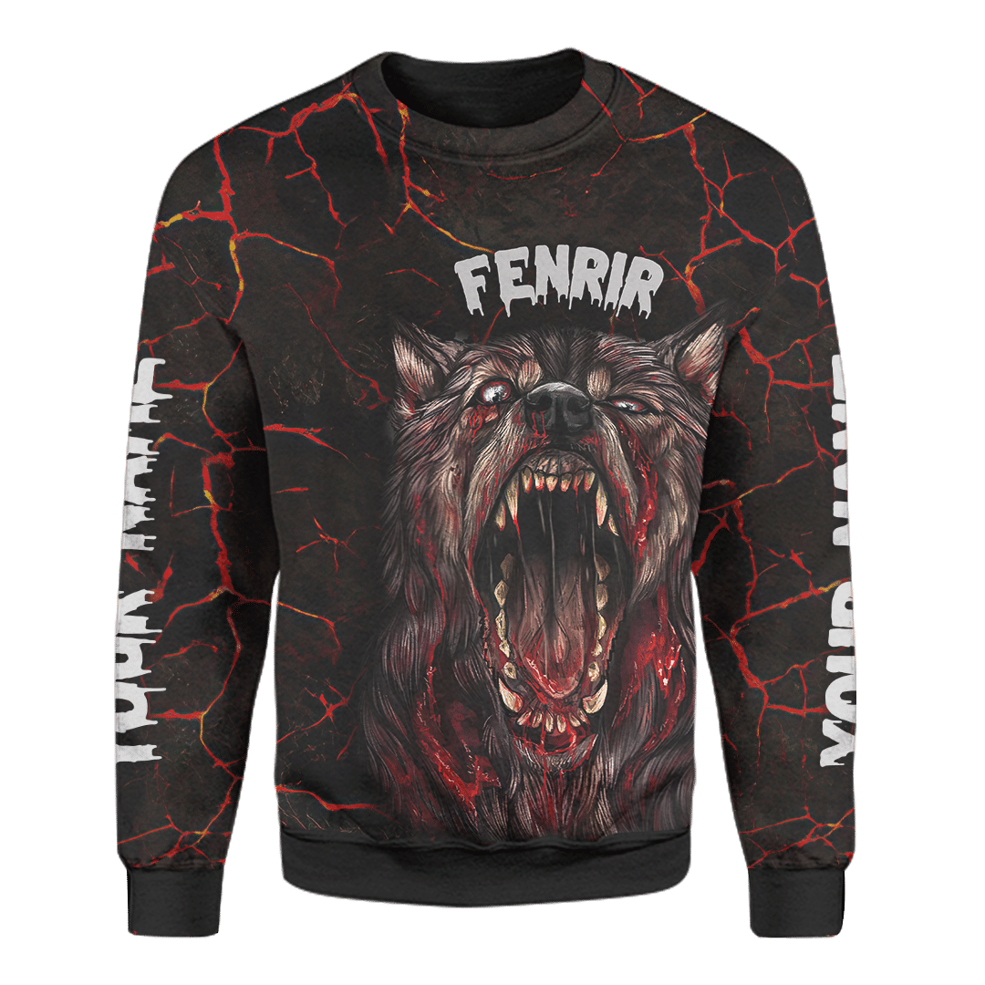 Viking Fenrir Inside Me Customized 3D All Over Printed Shirt - AM Style Design - Amaze Style™