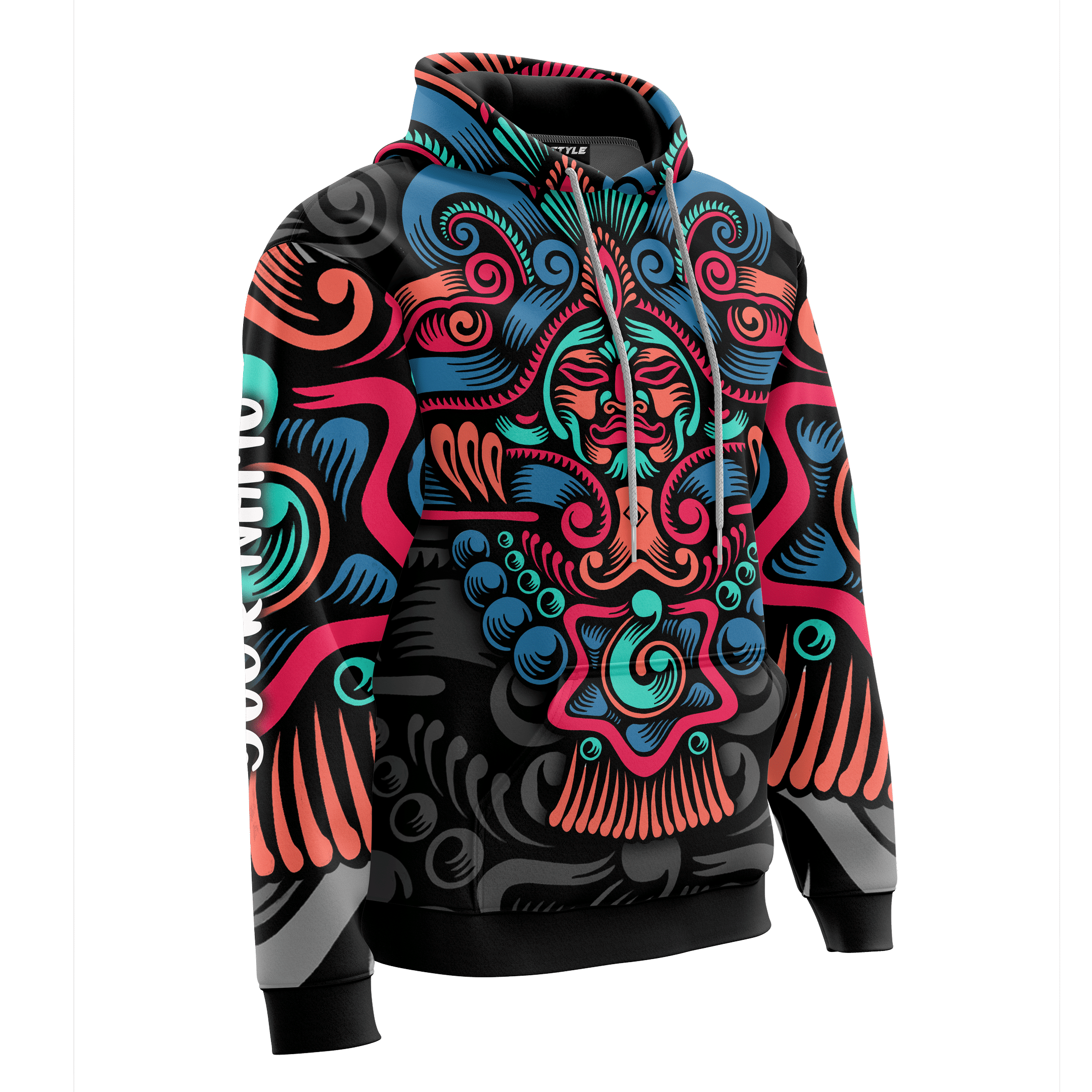 Aztec God Maya Aztec Calendar Customized 3D All Over Printed Hoodie