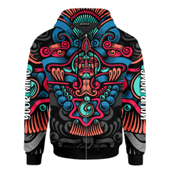 Aztec God Maya Aztec Calendar Customized 3D All Over Printed Hoodie