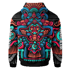 Aztec God Maya Aztec Calendar Customized 3D All Over Printed Hoodie