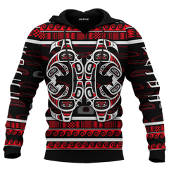 The Killing Whale Native American Pacific Northwest Style Customized All Over Printed Shirt - Am Style Design - Amaze Style™