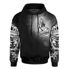 Jesus lion Tattoo Faith Over Fear Customized 3D All Over Printed Shirt - AM Style Design - Amaze Style™