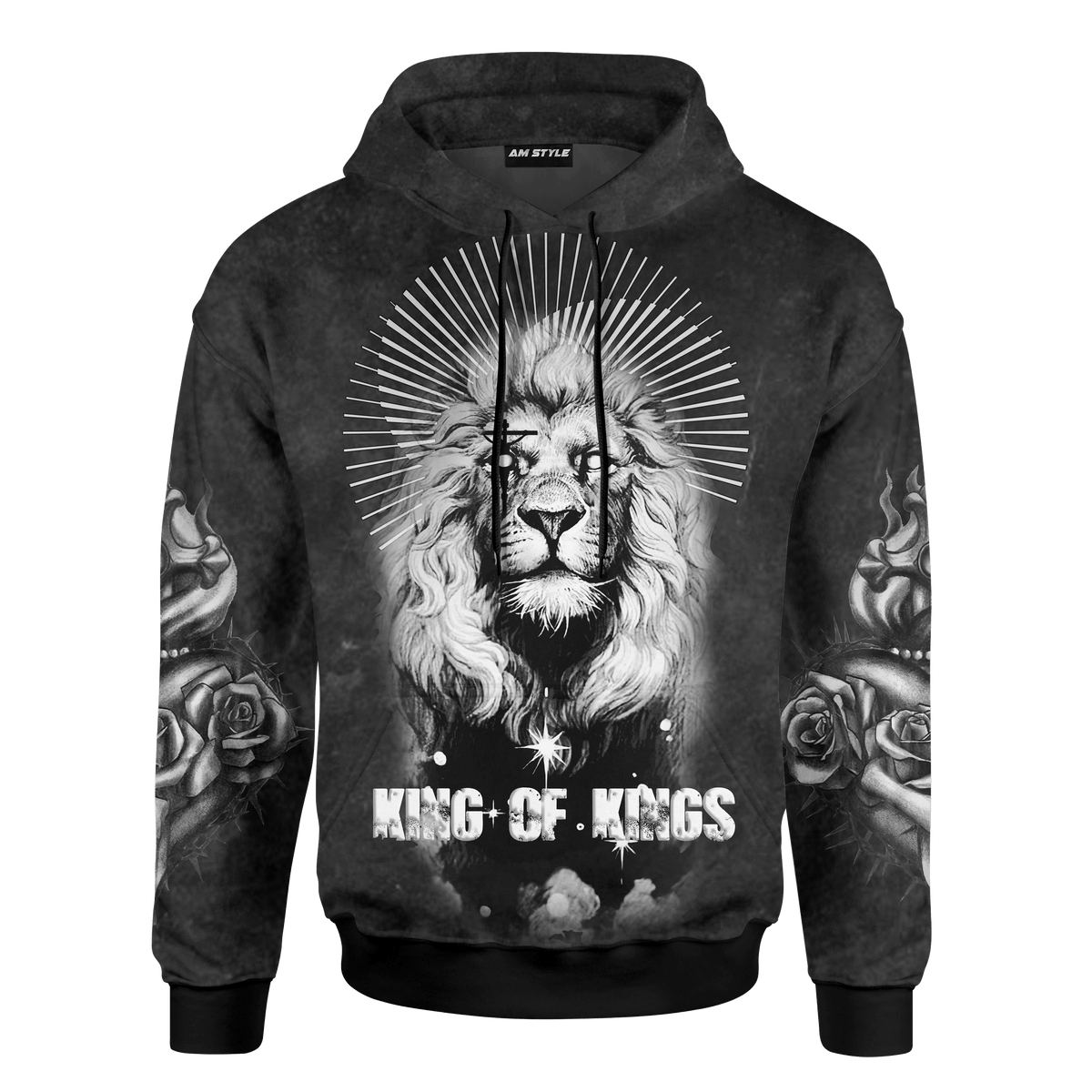 Jesus Lion Tattoo King Of Kings Customized 3D All Over Printed Shirt - AM Style Design - Amaze Style™