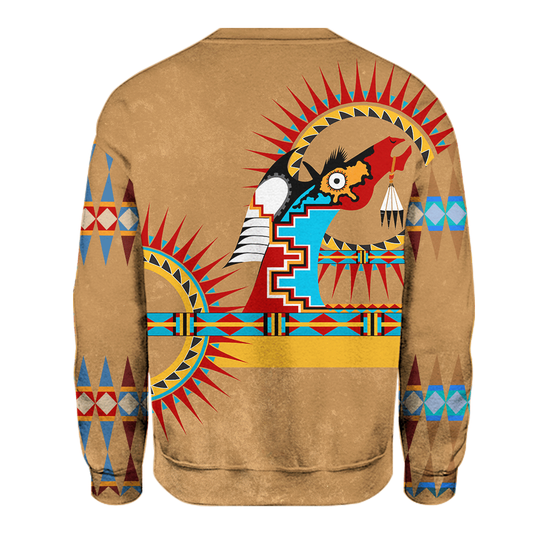 Custom Indian War Horse Custom Native American Pattern 3D All Over Printed Shirt - AM Style Design - Amaze Style™