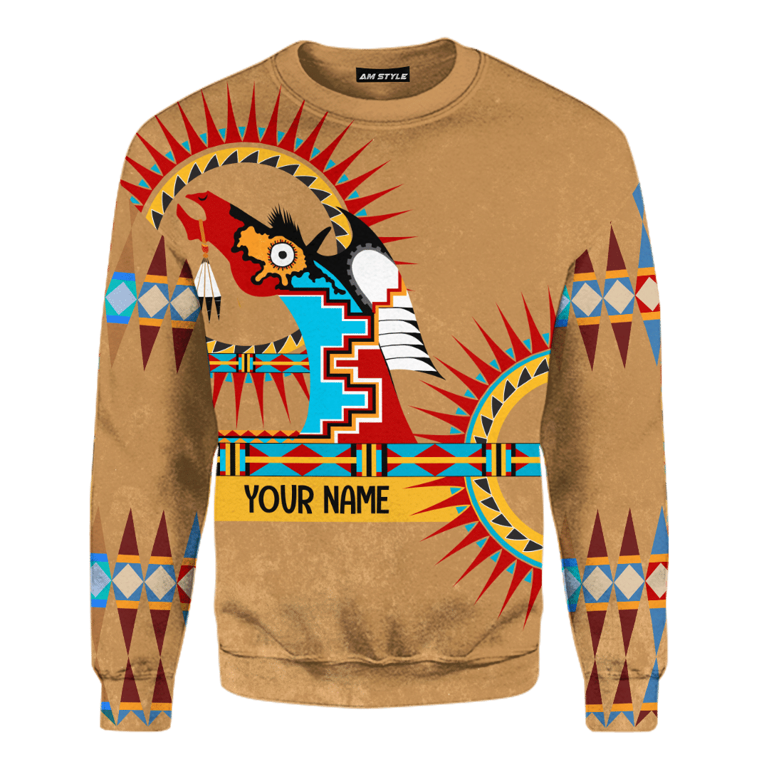 Custom Indian War Horse Custom Native American Pattern 3D All Over Printed Shirt - AM Style Design - Amaze Style™