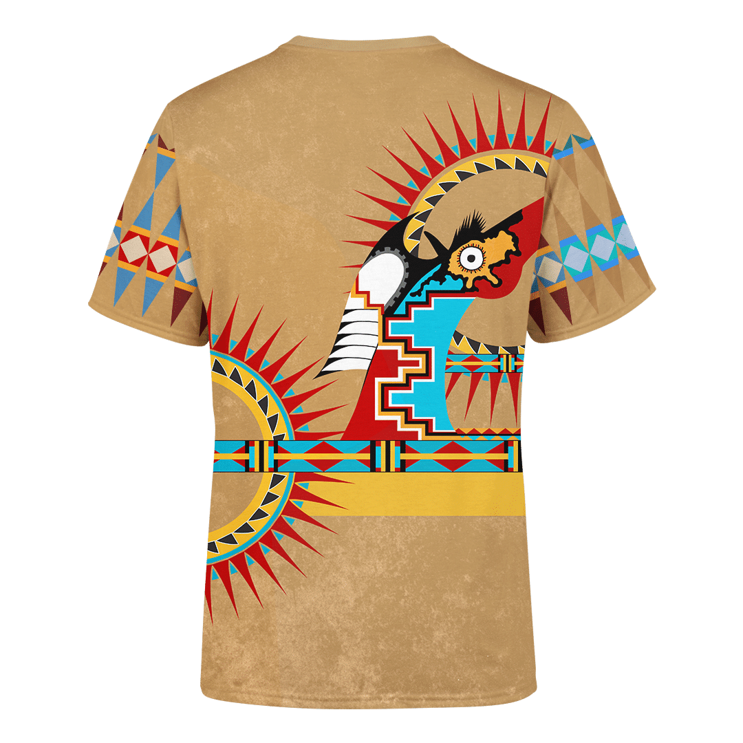 Custom Indian War Horse Custom Native American Pattern 3D All Over Printed Shirt - AM Style Design - Amaze Style™