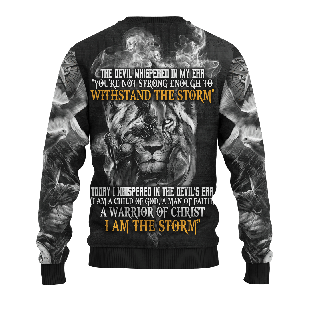 Jesus Lion A Warrior Of Christ Tattoo Customized 3D All Over Printed Shirt - AM Style Design - Amaze Style™