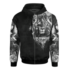 Jesus Lion A Warrior Of Christ Tattoo Customized 3D All Over Printed Shirt - AM Style Design - Amaze Style™