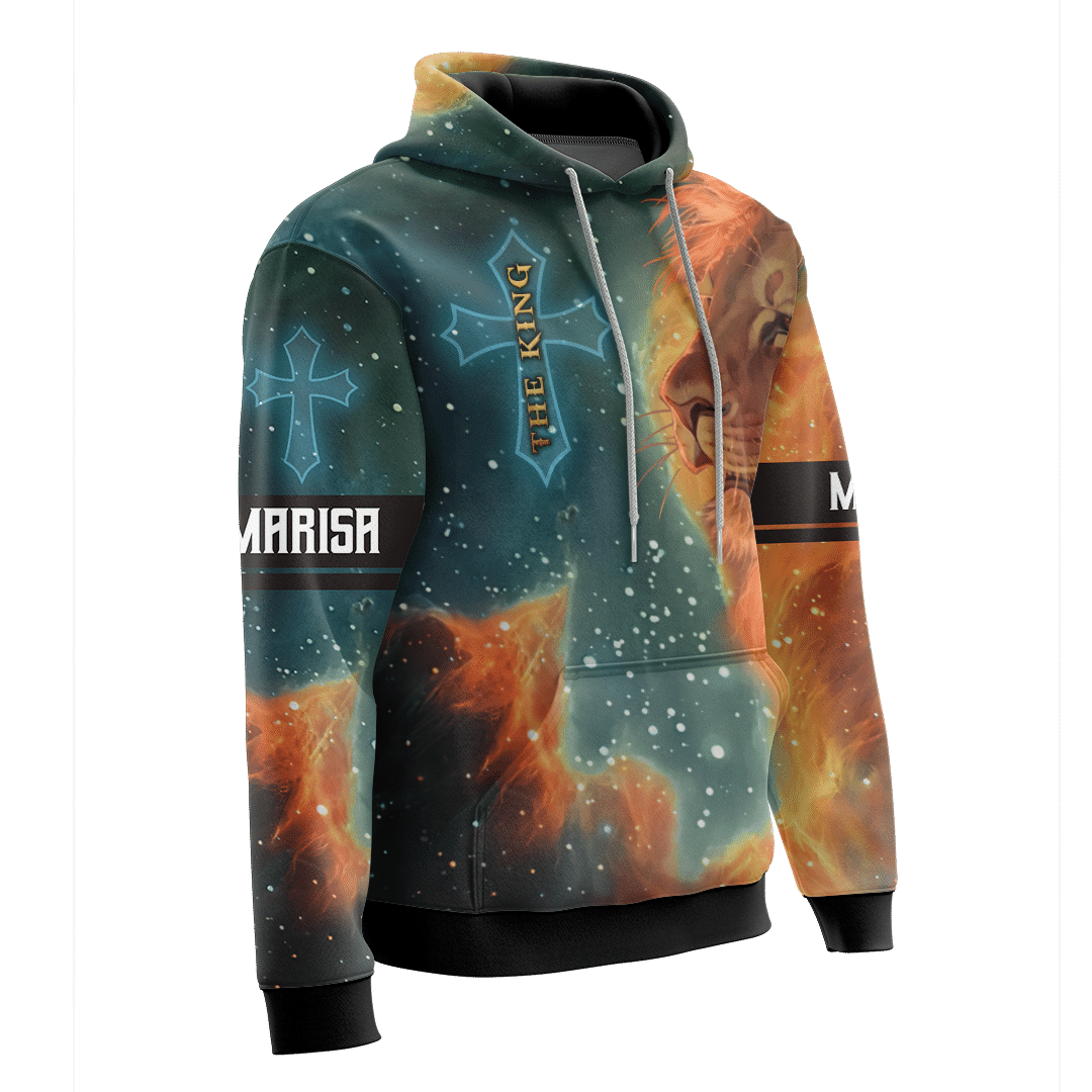 The King Jesus lion Galaxy Customized 3D All Over Printed Shirt - AM Style Design - Amaze Style™