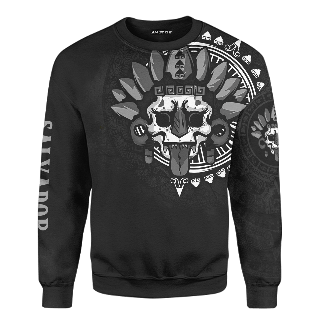 Aztec God Of Death Maya Aztec Customized 3D All Over Printed hoodie