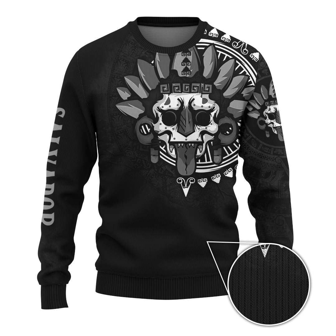 Aztec God Of Death Maya Aztec Customized 3D All Over Printed hoodie