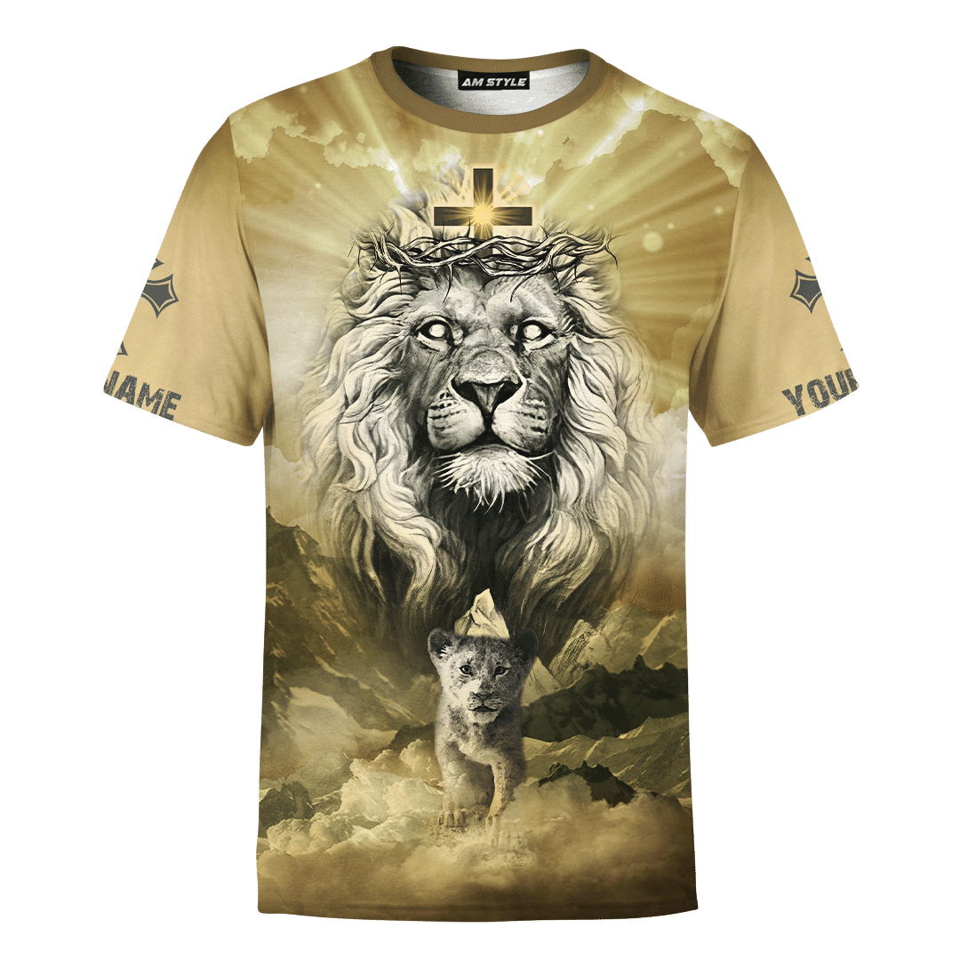 Jesus Father And Son Man Of God Jesus Family Faith Customized 3D All Overprinted Shirt - Am Style Design - Amaze Style™