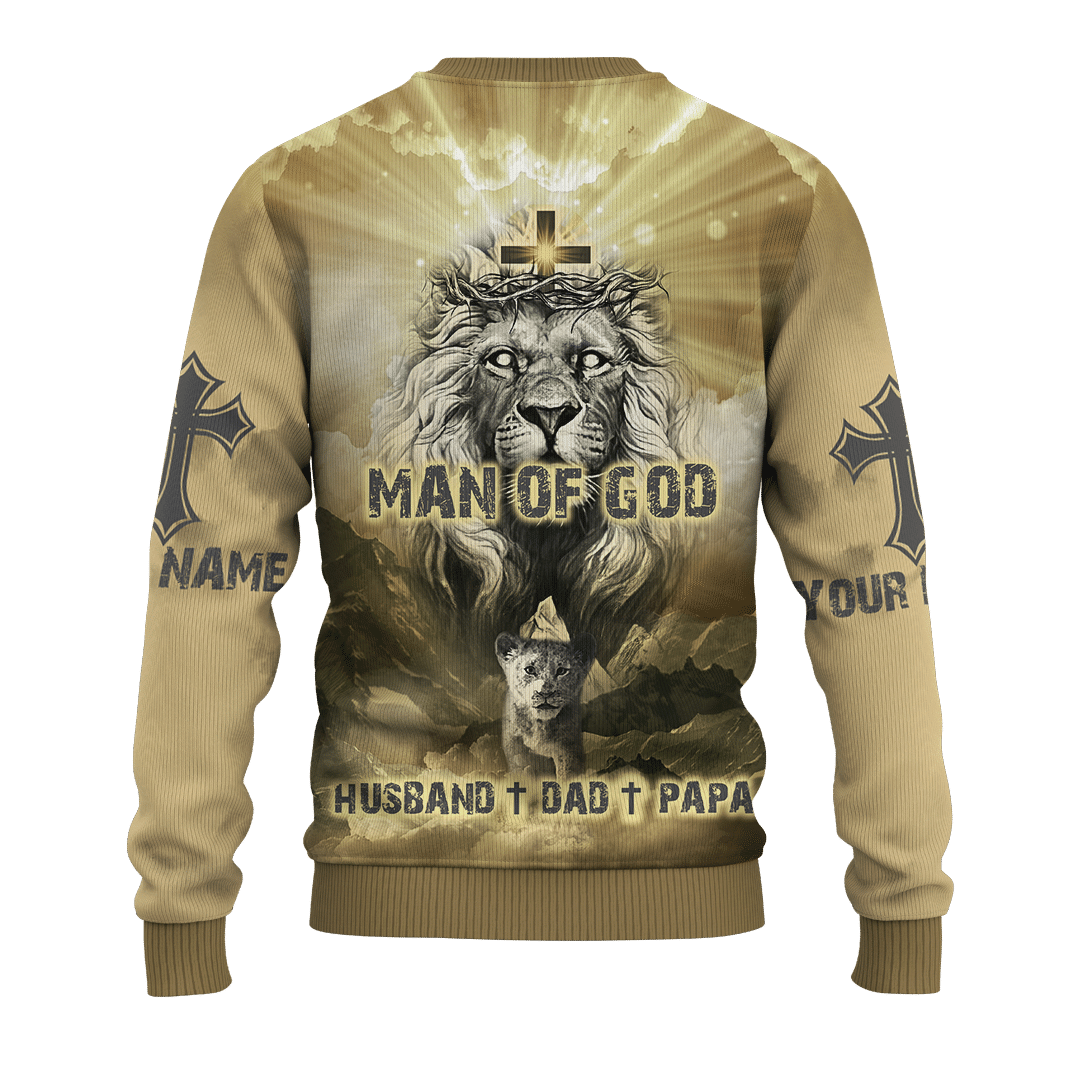 Jesus Father And Son Man Of God Jesus Family Faith Customized 3D All Overprinted Shirt - Am Style Design - Amaze Style™