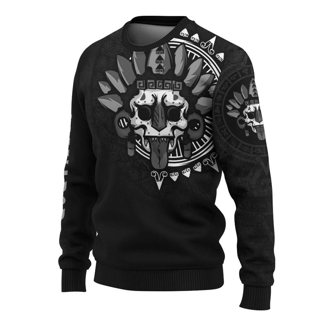 Aztec God Of Death Maya Aztec Customized 3D All Over Printed hoodie