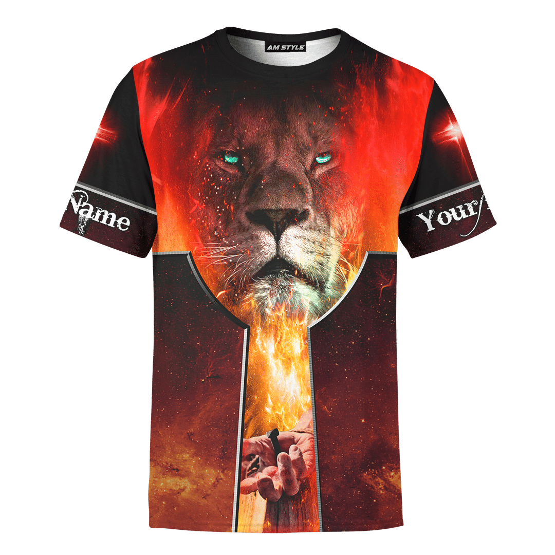 Jesus Lion I Belong To Jesus Customized 3D All Over Printed Shirt - AM Style Design - Amaze Style™