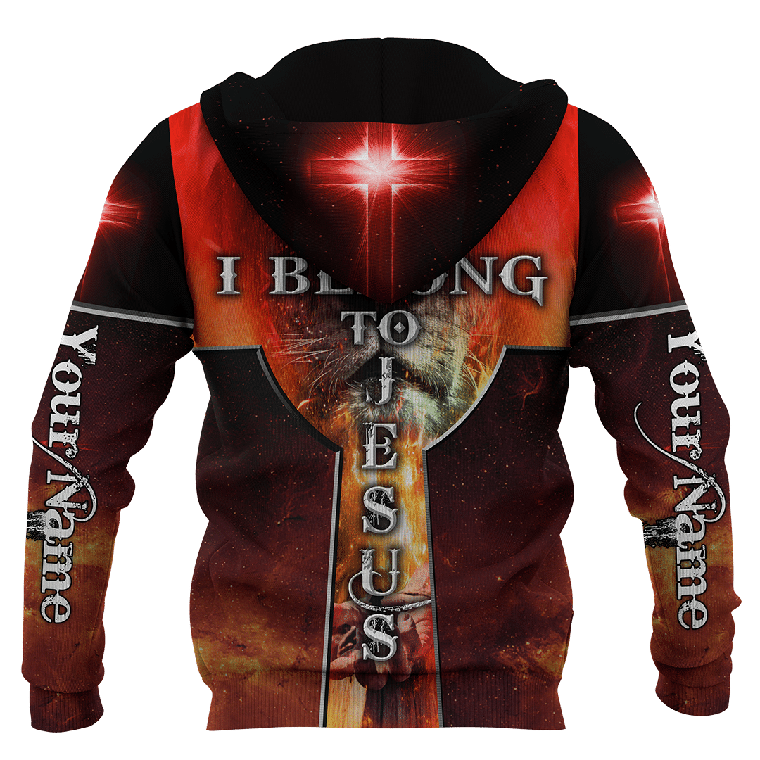 Jesus Lion I Belong To Jesus Customized 3D All Over Printed Shirt - AM Style Design - Amaze Style™