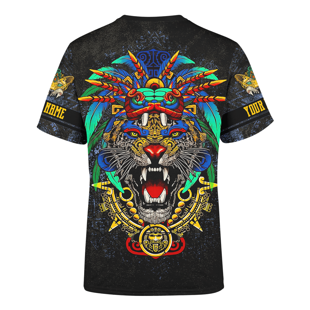 Aztec Golden Warrior Maya Aztec Customized 3D All Over Printed hoodie