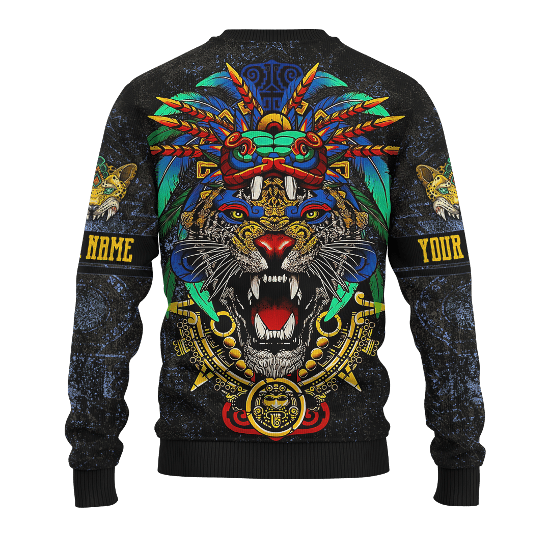 Aztec Golden Warrior Maya Aztec Customized 3D All Over Printed hoodie