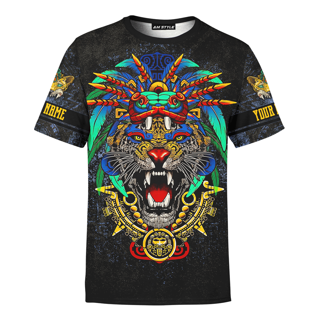 Aztec Golden Warrior Maya Aztec Customized 3D All Over Printed hoodie