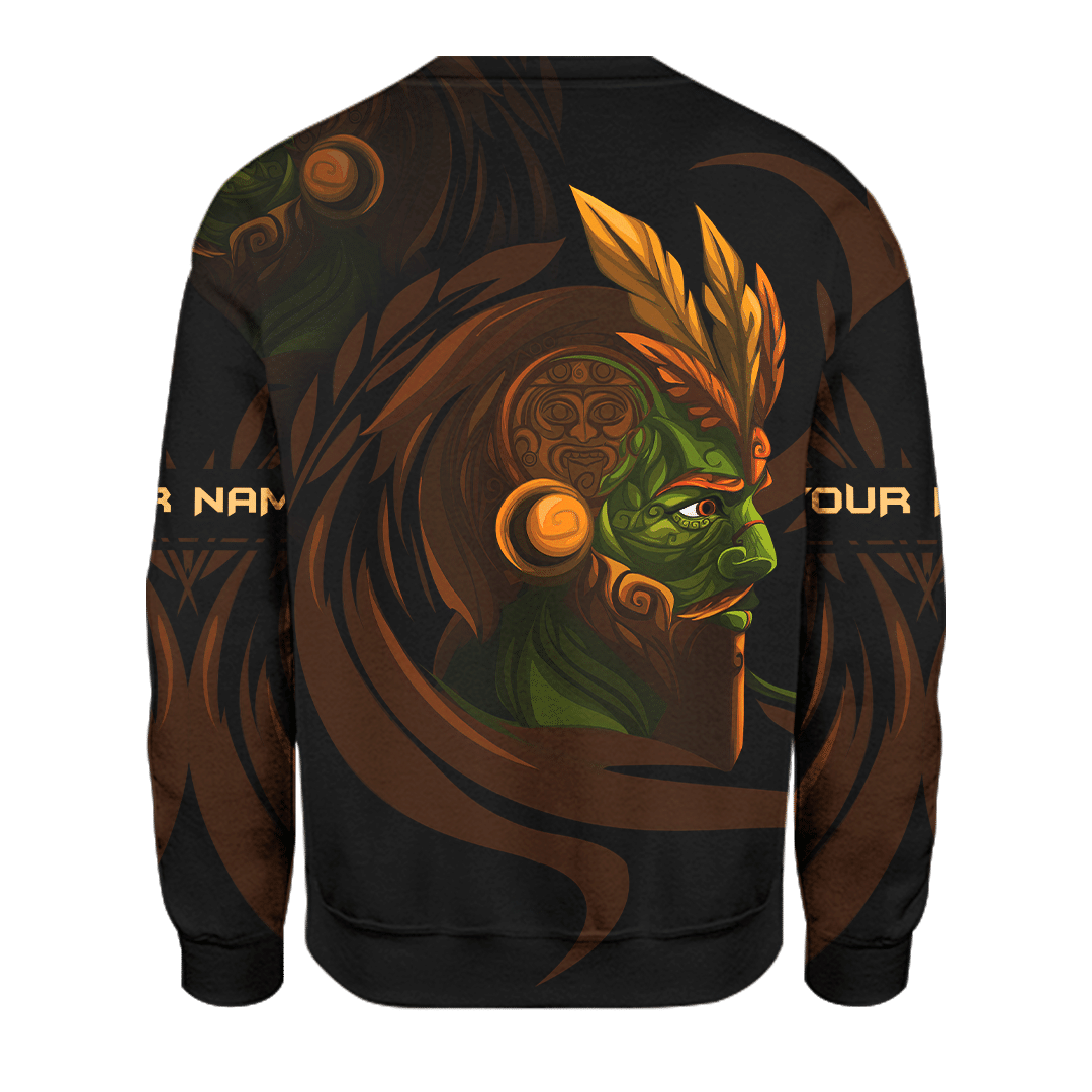 Aztec Guerrero Maya Aztec Calendar Customized 3D All Over Printed Hoodie