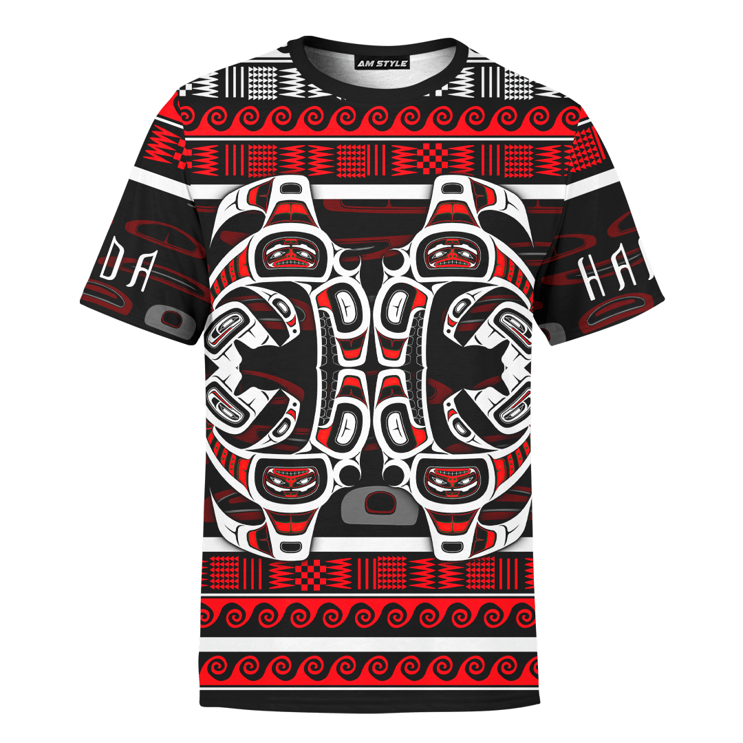 The Killing Whale Native American Pacific Northwest Style Customized All Over Printed Shirt - Am Style Design - Amaze Style™