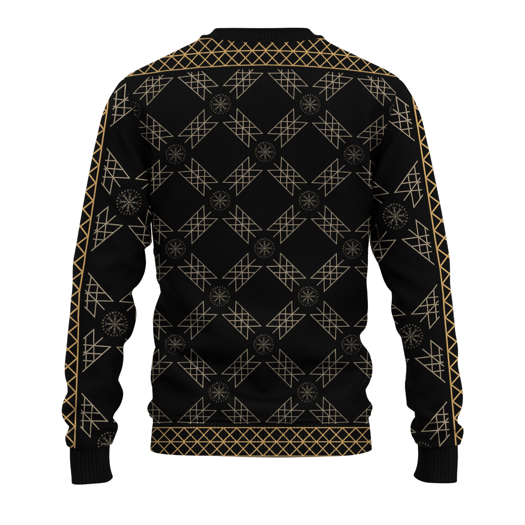 Norse Viking Matrix of Fate Skuld's Net Symbol Web of Wyrd Vinyl Customized 3D All Over Printed Shirt - AM Style Design - Amaze Style™