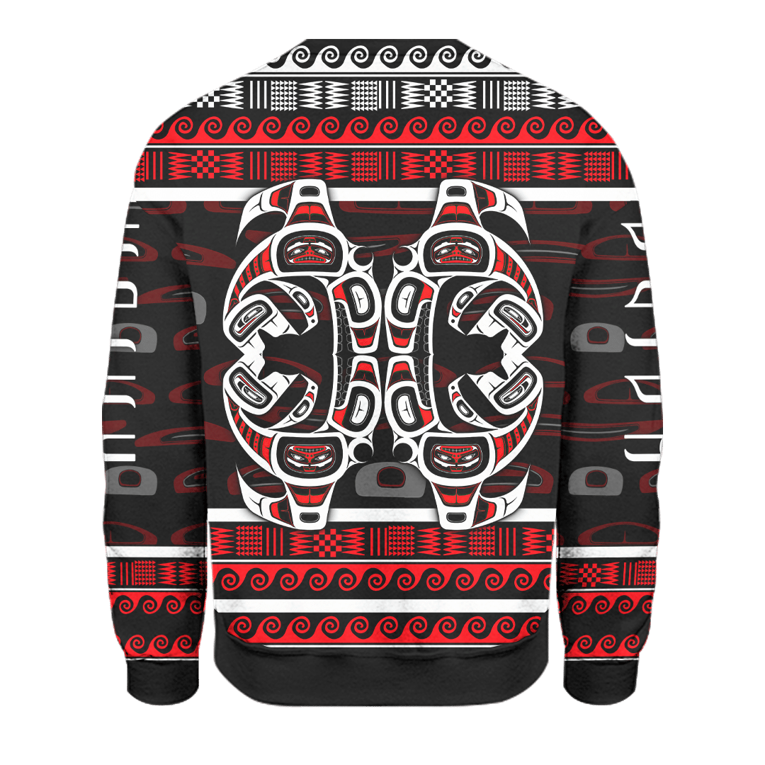 The Killing Whale Native American Pacific Northwest Style Customized All Over Printed Shirt - Am Style Design - Amaze Style™