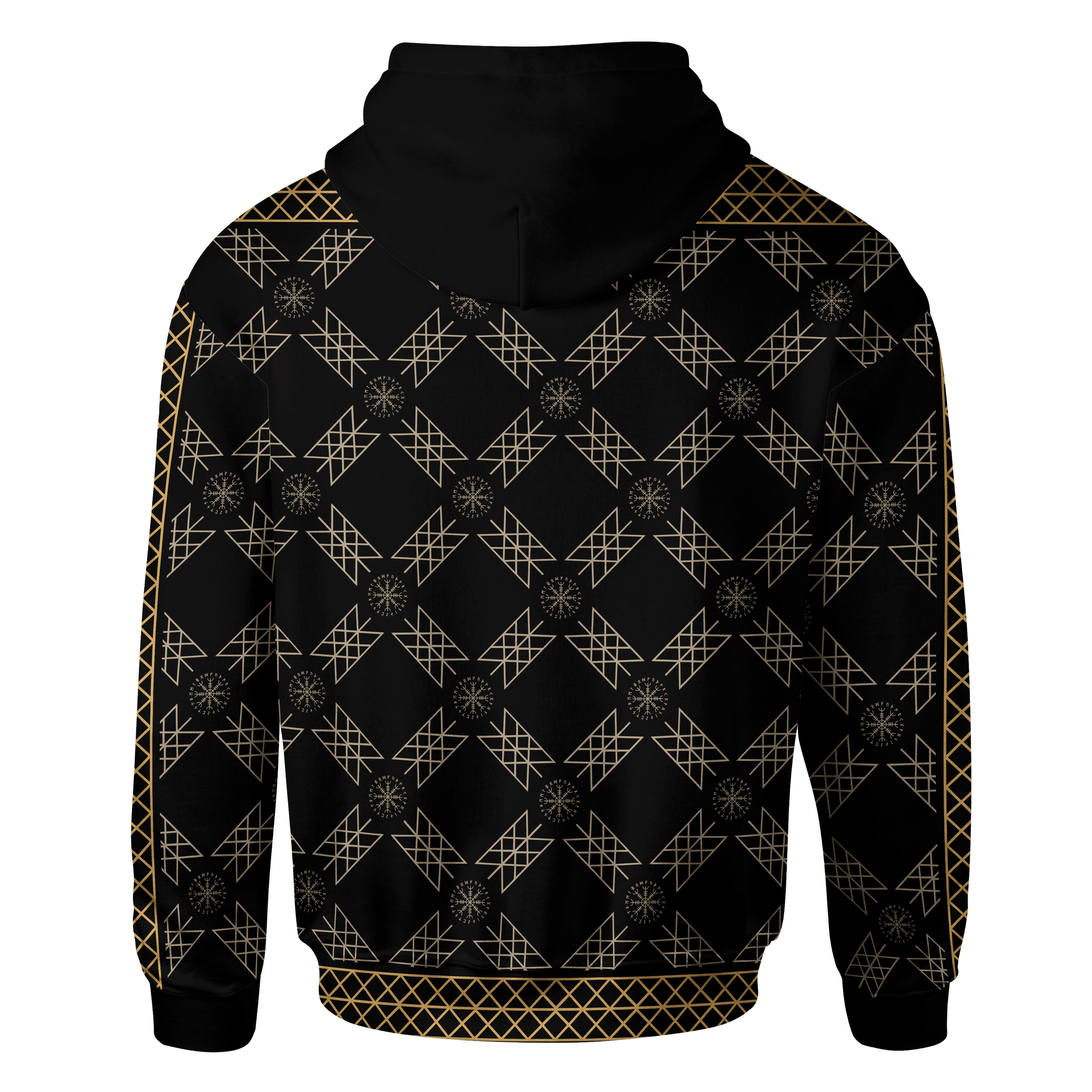 Norse Viking Matrix of Fate Skuld's Net Symbol Web of Wyrd Vinyl Customized 3D All Over Printed Shirt - AM Style Design - Amaze Style™