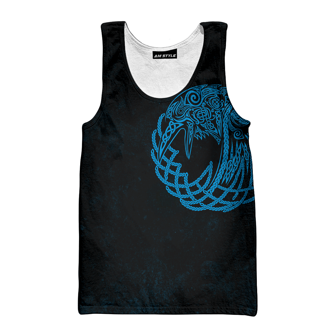 Viking Raven And Odin Norse God Customized 3D All Over Printed Shirt - AM Style Design - Amaze Style™