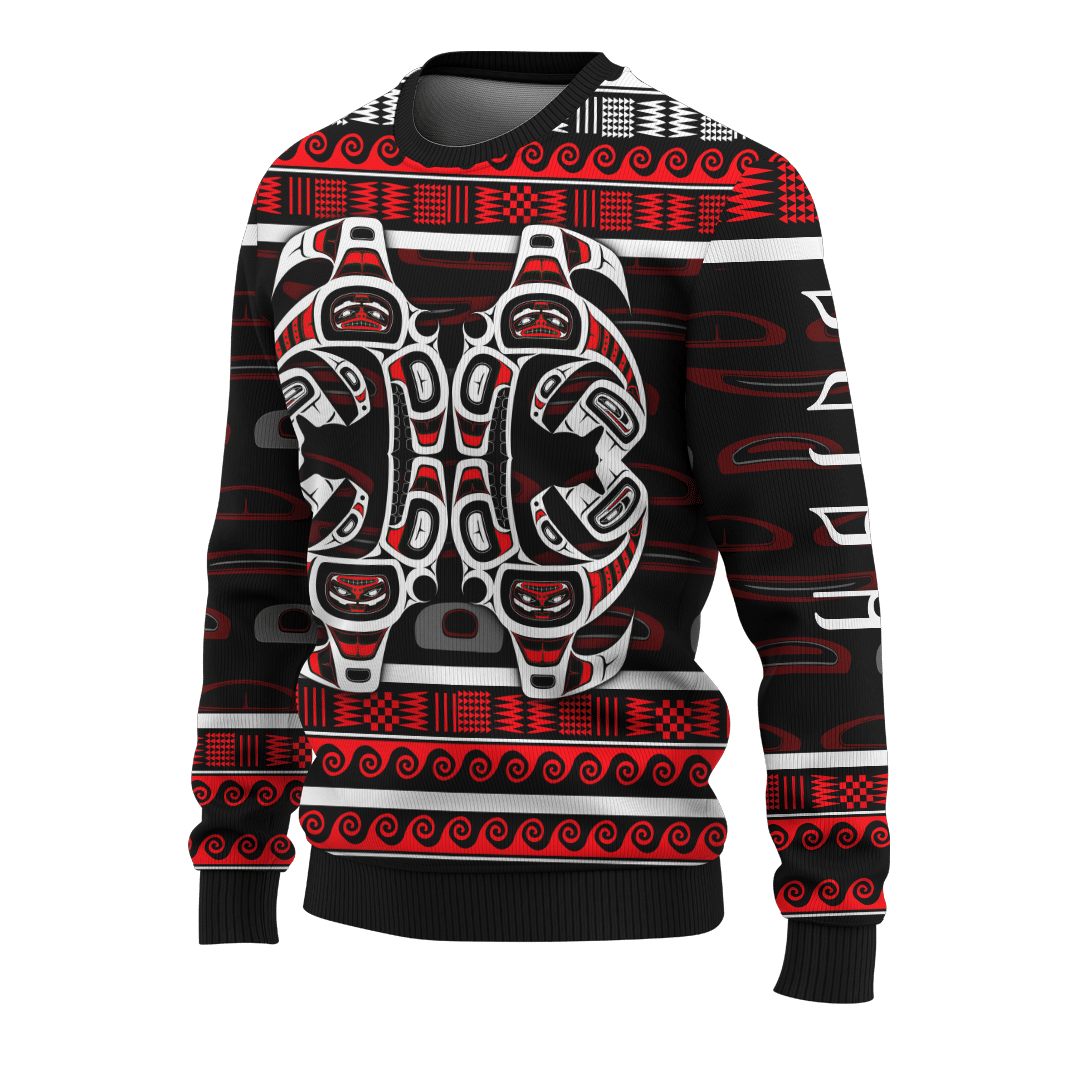 The Killing Whale Native American Pacific Northwest Style Customized All Over Printed Shirt - Am Style Design - Amaze Style™