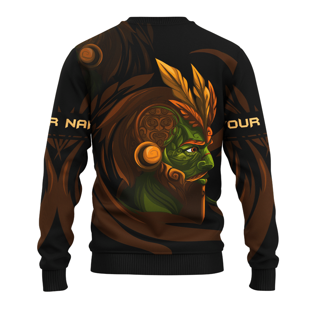 Aztec Guerrero Maya Aztec Calendar Customized 3D All Over Printed Hoodie