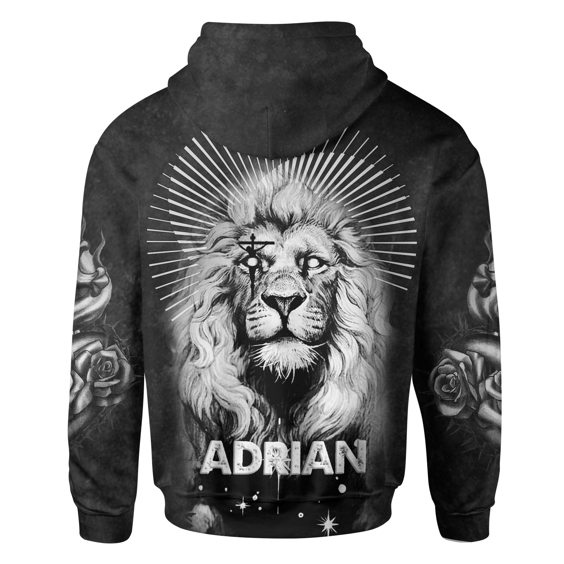 Jesus Lion Tattoo King Of Kings Customized 3D All Over Printed Shirt - AM Style Design - Amaze Style™