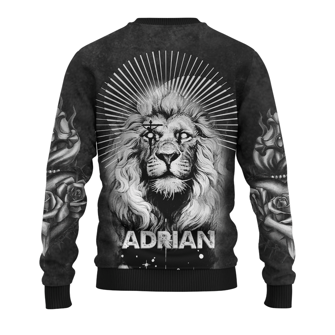 Jesus Lion Tattoo King Of Kings Customized 3D All Over Printed Shirt - AM Style Design - Amaze Style™