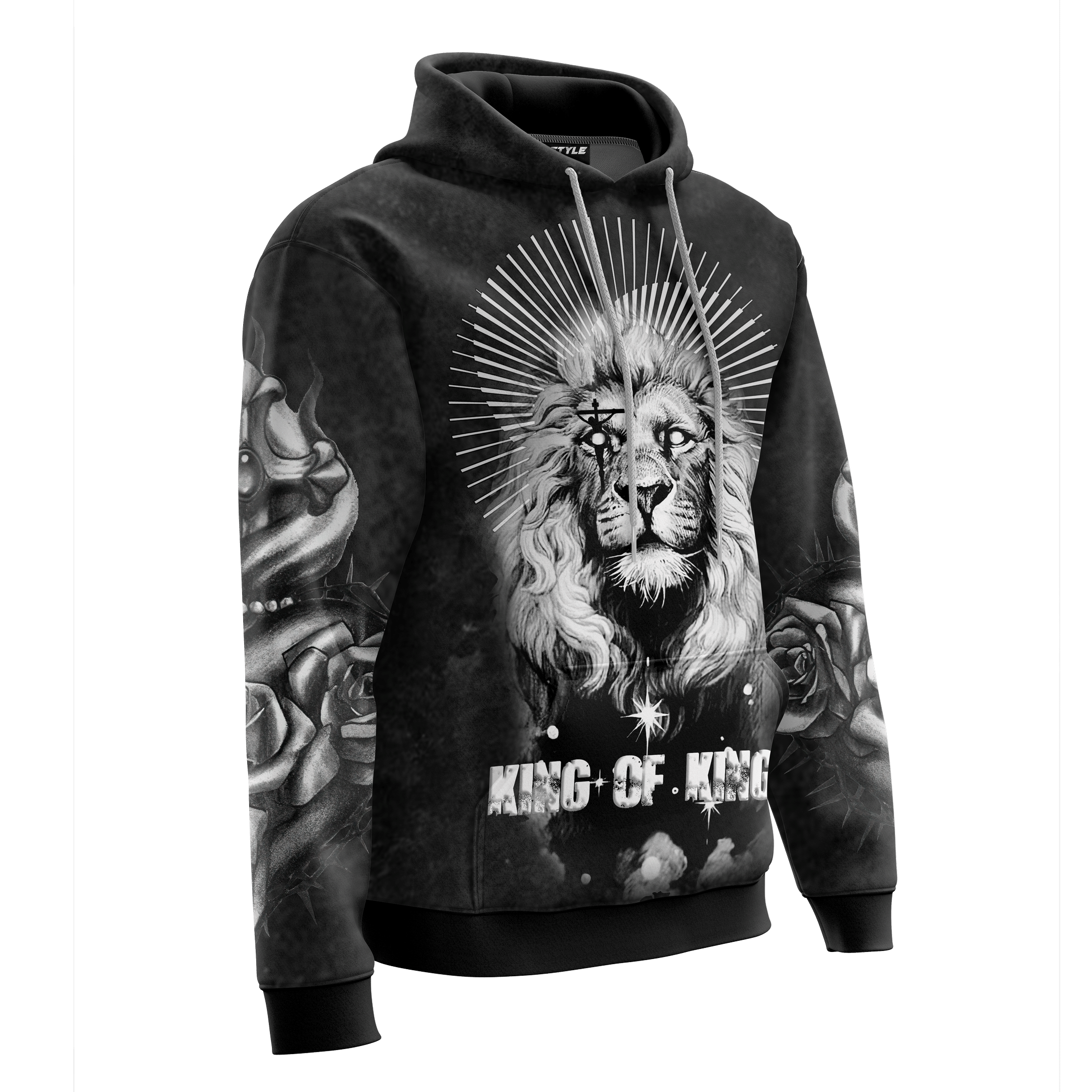 Jesus Lion Tattoo King Of Kings Customized 3D All Over Printed Shirt - AM Style Design - Amaze Style™