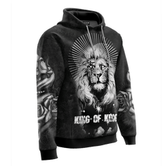 Jesus Lion Tattoo King Of Kings Customized 3D All Over Printed Shirt - AM Style Design - Amaze Style™