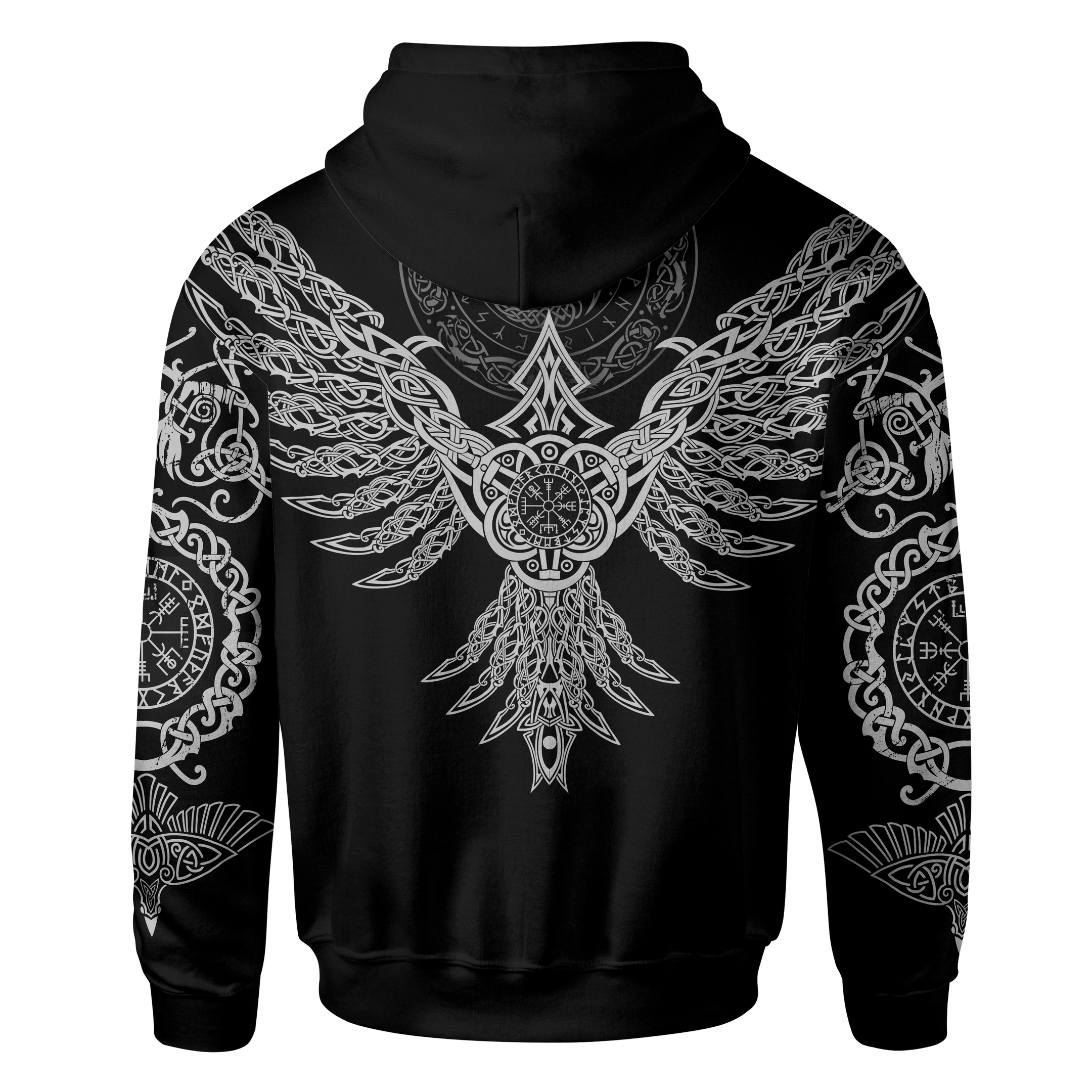 Viking Hugin And Munin Celtic Tattoo Customized 3D All Over Printed Shirt - AM Style Design - Amaze Style™