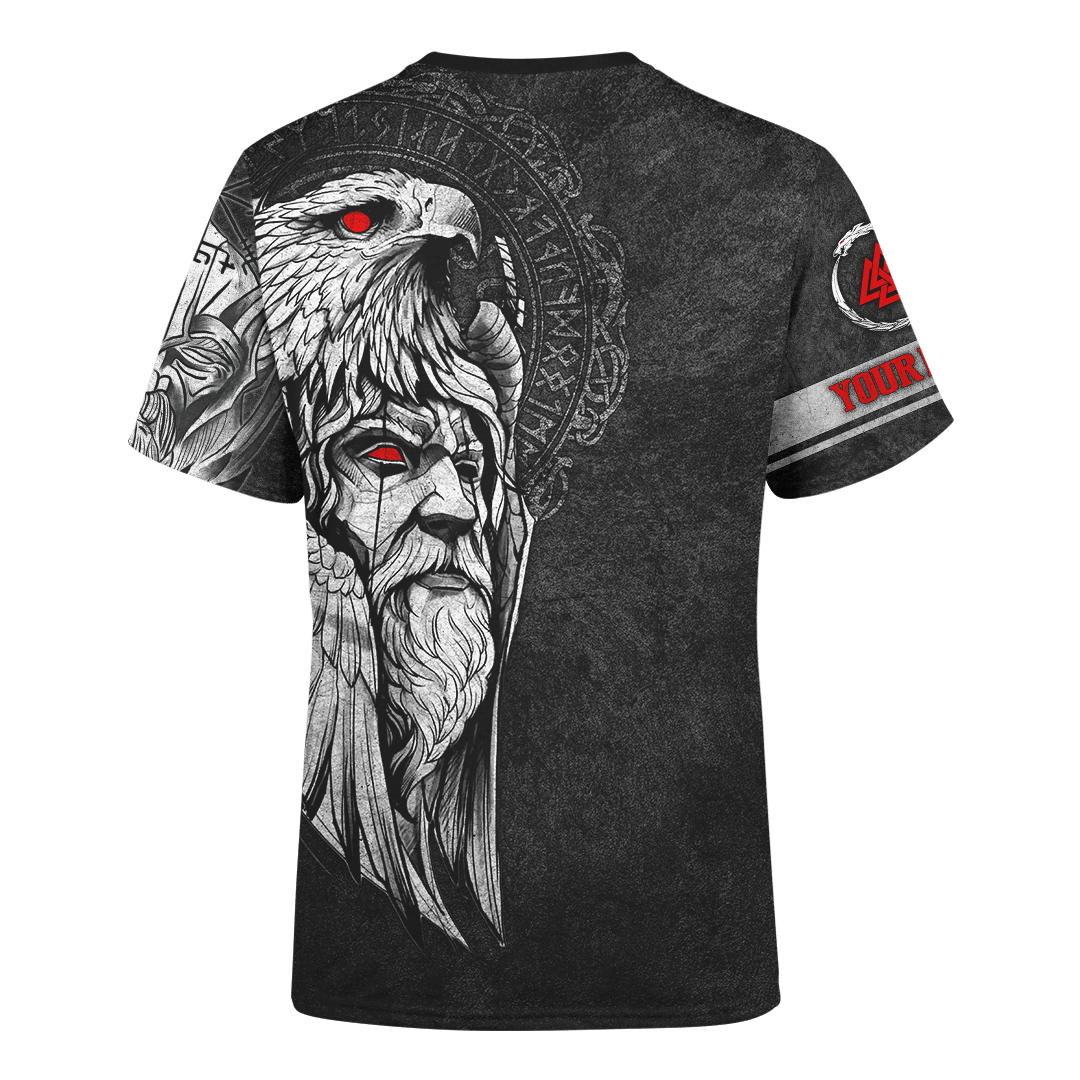 Viking Odin And Raven Norse Mythology Customized 3D All Over Printed Shirt - AM Style Design - Amaze Style™