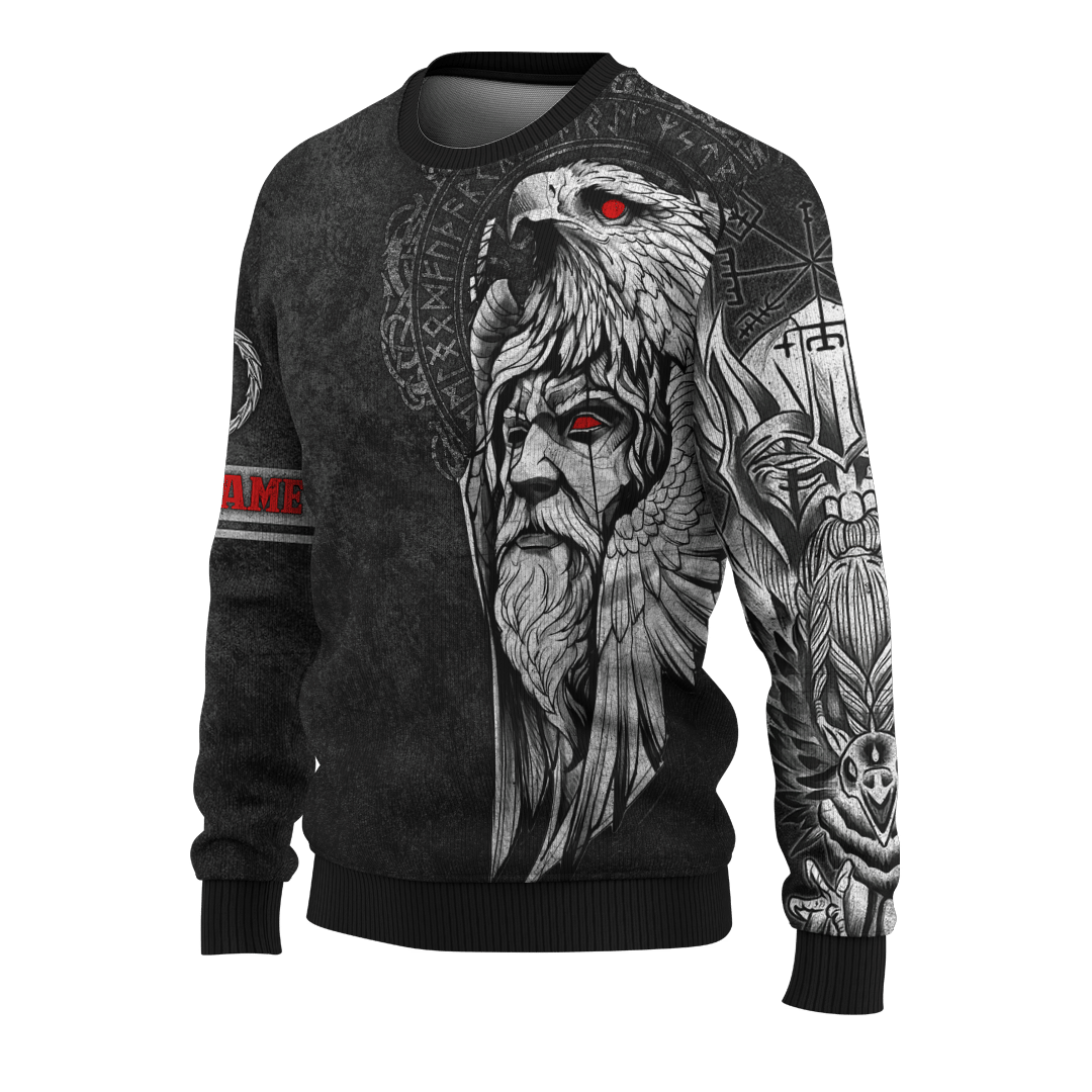 Viking Odin And Raven Norse Mythology Customized 3D All Over Printed Shirt - AM Style Design - Amaze Style™