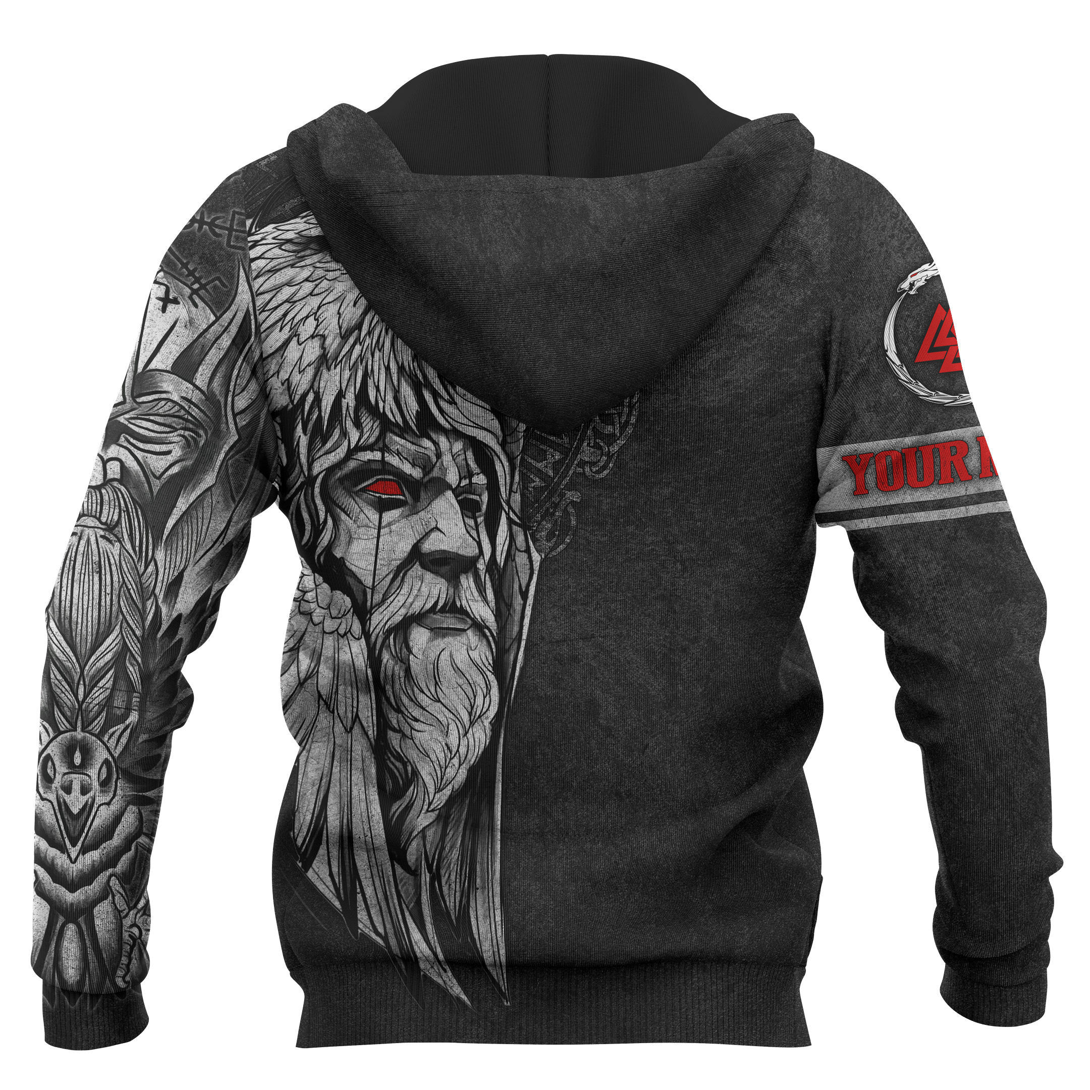 Viking Odin And Raven Norse Mythology Customized 3D All Over Printed Shirt - AM Style Design - Amaze Style™