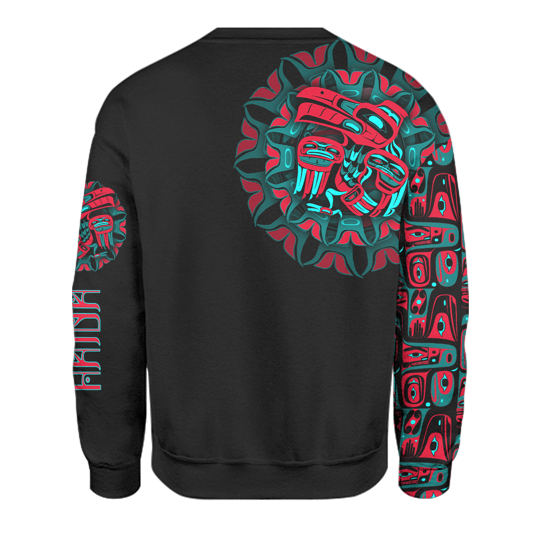 Raven Man Native American Pacific Northwest Style Customized All Over Printed Shirt - Am Style Design - Amaze Style™