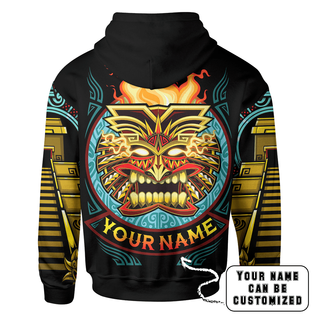 Aztec Fire Maya Aztec Calendar Customized 3D All Over Printed 3D All Over Printed hoodie