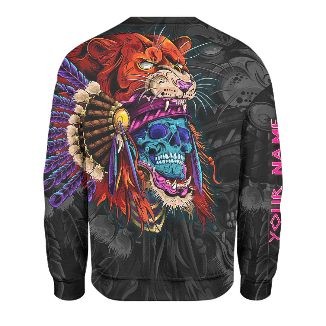 Aztec Warrior Tribe Maya Aztec Calendar Customized 3D All Over Printed hoodie